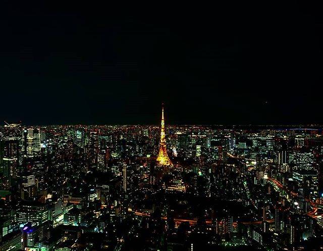東京タワーを望むきれいな夜景も♥