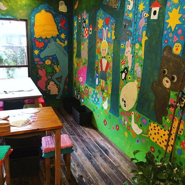 B.Pnakano on Instagram: “#吉祥寺 #ハティフナット #ウォールアート #可愛い #cafe #カフェ” (52201)