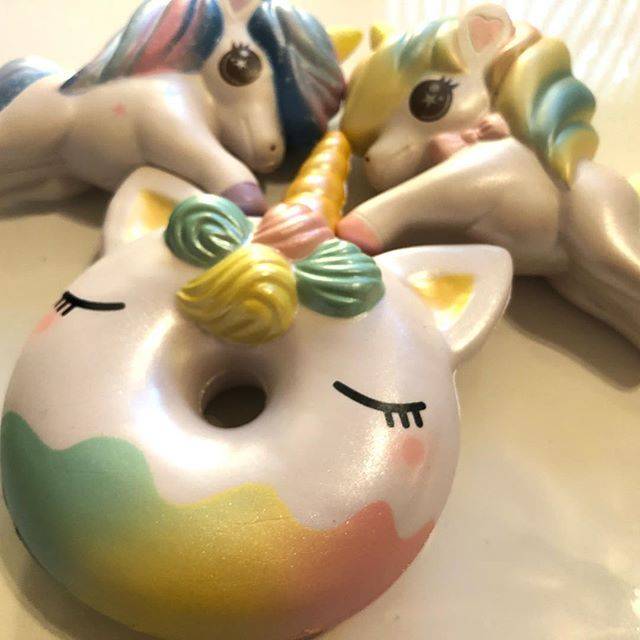 Sana on Instagram: “It’s much more prettier in person. I’m in love ❤ #candicorndonut #candicorn #unicorndonut #unicornsquishy #squishy #bunnyscafe #スクイーズ…” (56907)