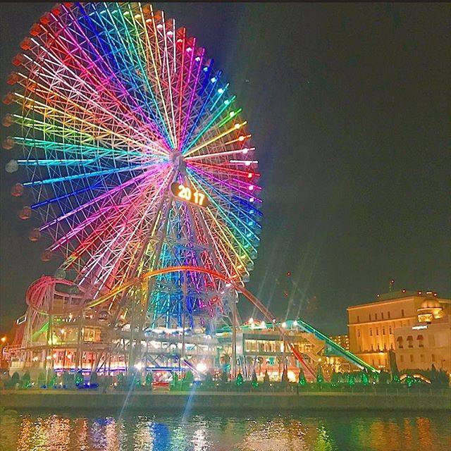 Miu Akiba on Instagram: “. . 1番言い続けた観覧車のれた🎡🐾 ちゃんと記憶あるなかで初めてでほんとにもう表せないほど異常にほんとに綺麗で感動した🤤💕✨最高すぎる１５分だった！ . #横浜 #コスモクロック #観覧車 #コスモワールド #夜景 #nicetime #instalike…” (58001)
