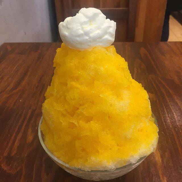 Haruka on Instagram: “意外と早く入れました。マンゴー&アップルかきこおり美味しい。暑い日にはかき氷#かき氷 #山口果物 #マンゴー” (60445)