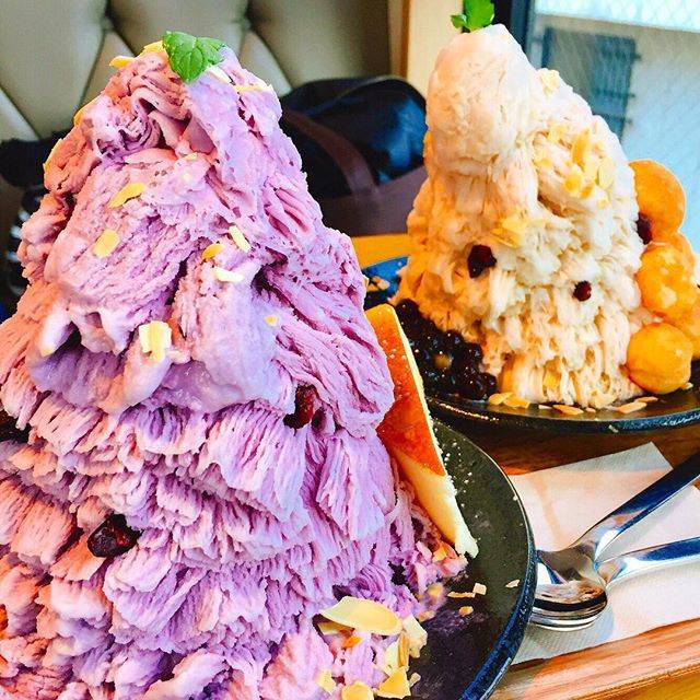 Juria Ichikawa on Instagram: “🍧#かき氷#HOMIBING#ホミビン#タロイモ#タピオカミルクティー” (60681)