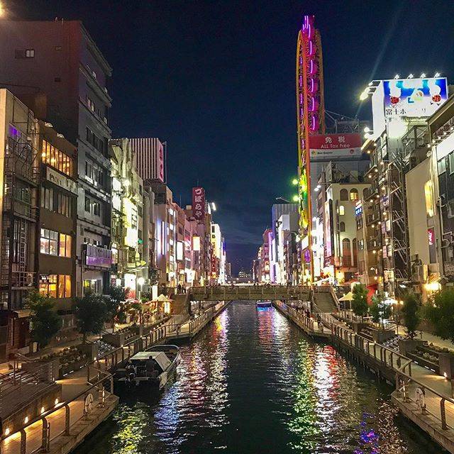 JUNJIHIGAKI2 on Instagram: “#awesome #night #scene#reflection #river#landmark#osaka #japan#夜景 #道頓堀 #ミナミ #大阪#づぼらや #ドンキホーテ#光 #影#iPhone” (66700)