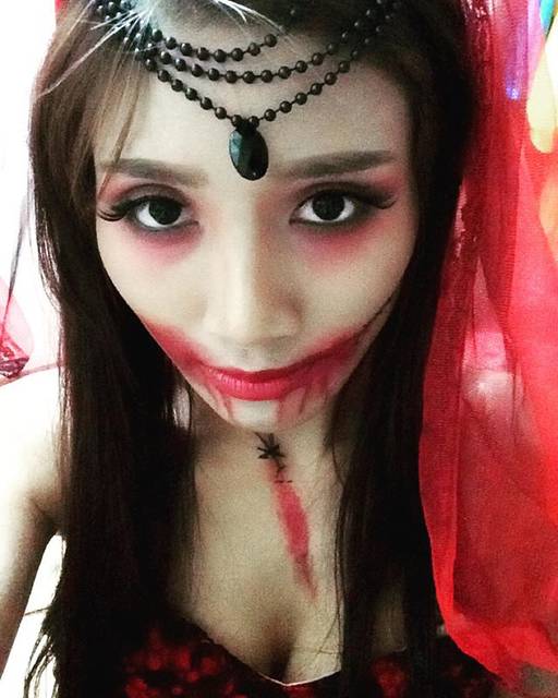@bbyz801 on Instagram: “#trickortreat #halloween #happyhalloween #2015 #devil #zombie #easy #halloweenmakeup #red #me #scary #myself #selfie #selca #i #philippines…” (68390)