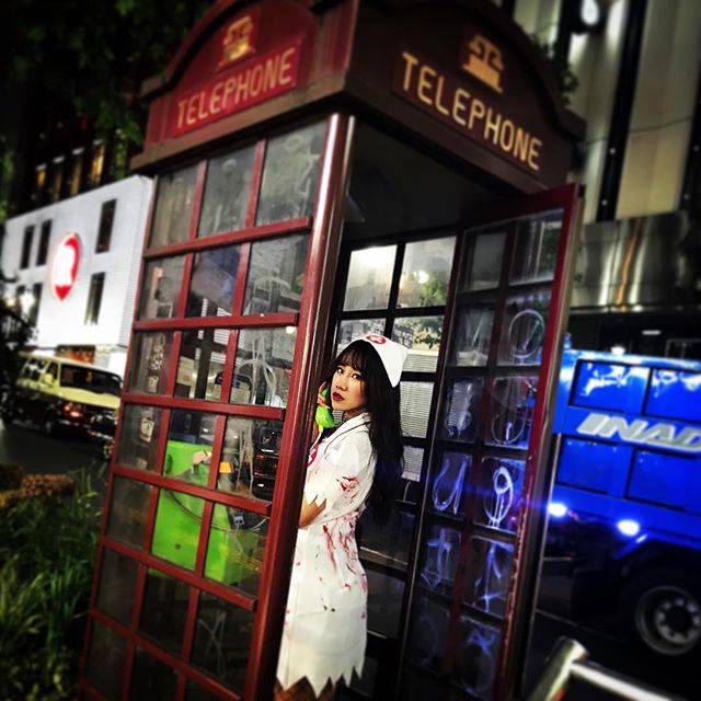 @runabbbbbb on Instagram: “救急車救急車🚗・・・#ハロウィン #渋谷 #ハロウィン仮装  #ハロウインメイク #helloween2017” (68405)