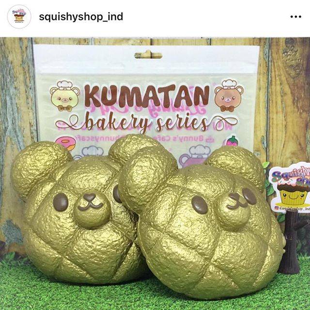 Sana on Instagram: “Omg! Kumatan gold melon bun is in Indonesia 🇮🇩 also 😍 please check out @squishyshop_ind ❤❤❤” (71442)