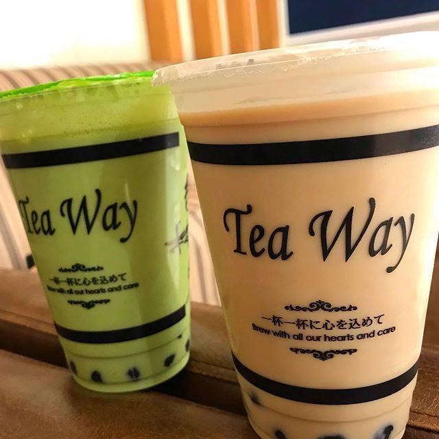 taziiiiiii on Instagram: “tea way  ティーウェイ 茶道  タピオカ入りドリンク🥤  タピオカの腹持ちの良さが凄すぎる。 モチモチで美味しい😋…” (83180)