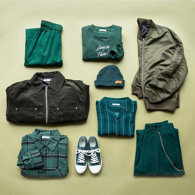 WEGO on Instagram: “✔︎green color items¥1,900+tax〜#wego#ウィゴー#men#メンズ#fashion” (90976)