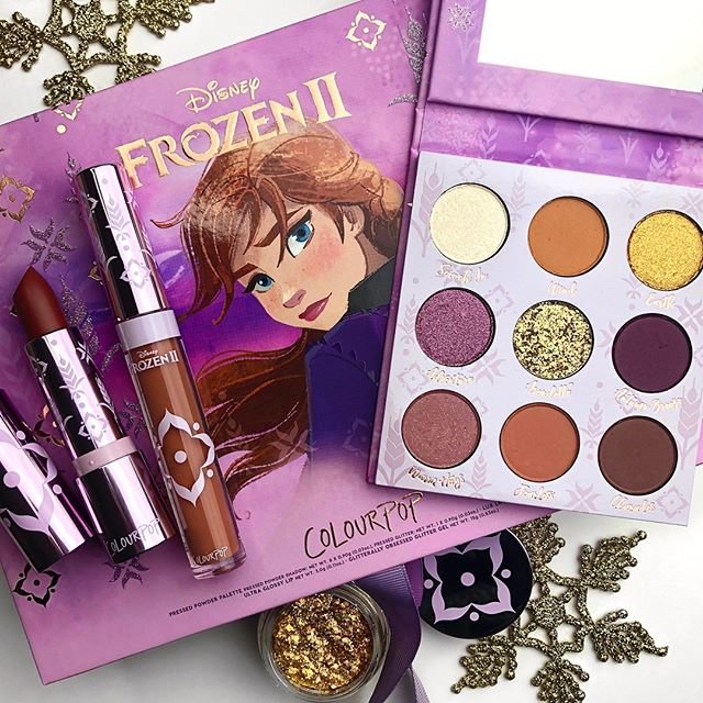 ColourPop Cosmetics on Instagram: “SO HYPED FOR FROZEN 2 ❄️🍁 Favorite song from Frozen 1? 👇👇👇 Featuring: Anna Palette​ -​ @makeup.just.for.fun -​ #frozen2 #disneyandcolourpop…” (92753)