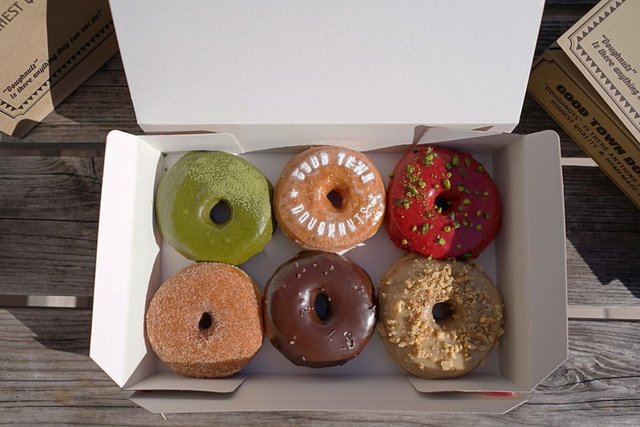 GOOD TOWN DOUGHNUTS on Instagram: “All vegan doughnuts 🌱 #goodtowndoughnuts #doughnuts #vegan#vegandonuts #tokyo#harajuku” (96905)