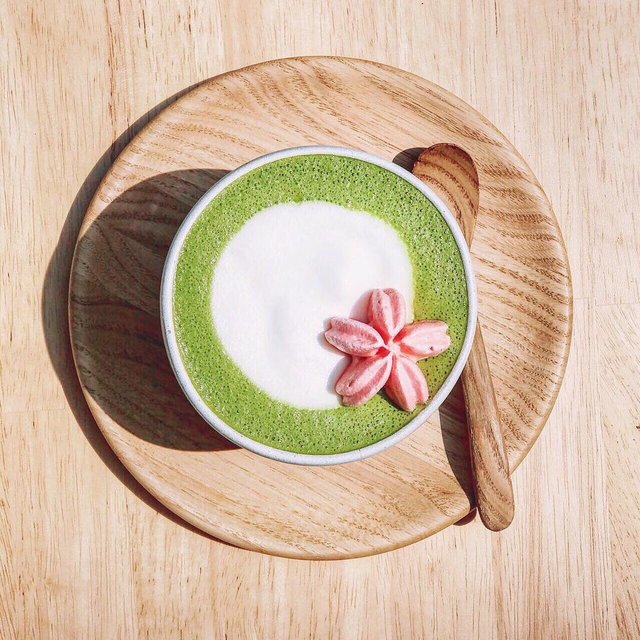 DOMO CAFÉ on Instagram: “. DOMO飲・抹茶ラテ┃Matcha Latte  桜が開花しました！ このワクワクする気持ち、分かります。　数日後には満開ですよね。 願わくば良いお天気が続きますように、たくさんの皆様が楽しめますように。 この季節に抹茶ラテ、いかがですか？　春の幸せ・・・感じて下さい。 .…” (98136)