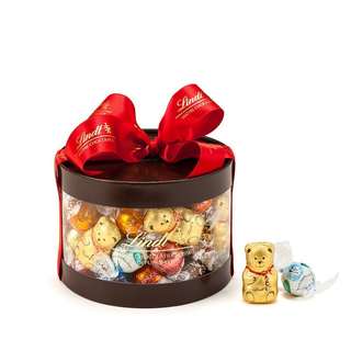 リンツ Lindt チョコレート クリスマス リンドールギフトボックス 50個入り／11種　詰め合わせ (4531)