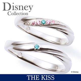 ディズニー / ペアリング / ディズニープリンセス　アリエル / THE KISS リング・指輪 シルバー キュービックジルコニア DI-SR2404CB-2405CB ザキス 【送料無料】【Disneyzone】 (12374)