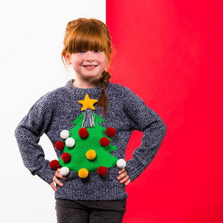 (クリスマスショップ) Christmas Shop キッズ・子供用 3D 立体的 クリスマスセーター ニット (109990)
